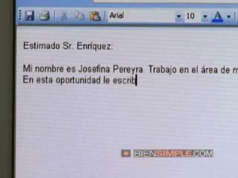 Como redactar un mail laboral - YouTube