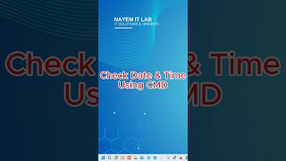 Check Date and Time using CMD #shorts  #windows #techtips