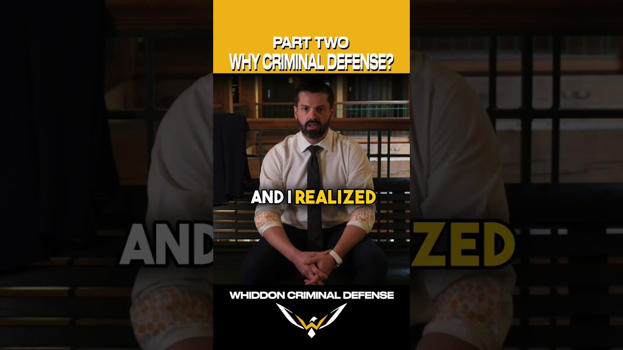 🚔 THIS is Why I Chose Criminal Defense Part 2
