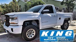 King Shocks Coilover Install On The Wrecked 2016 Chevy Silverado Z71 screenshot 3