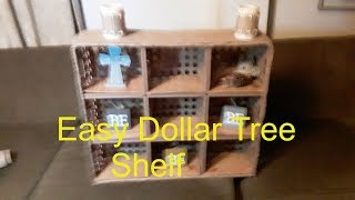 Dollar Tree Shelf Easy