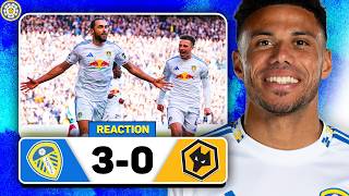 INCREDIBLE! LEEDS CLOSE TO PREMIER LEAGUE SURVIVAL! - LEEDS UNITED 3-0 WOLVES MATCH REACTION!