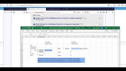 Confidence Interval Proportions Excel 323