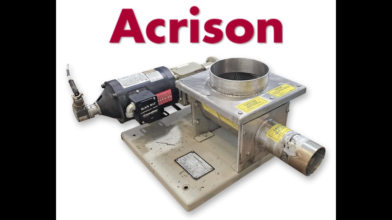 Used 4" Acrison Stainless Steel Volumetric Screw Feeder - 101-K