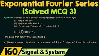 Complex Exponential Fourier Series (Solved MCQ 3)