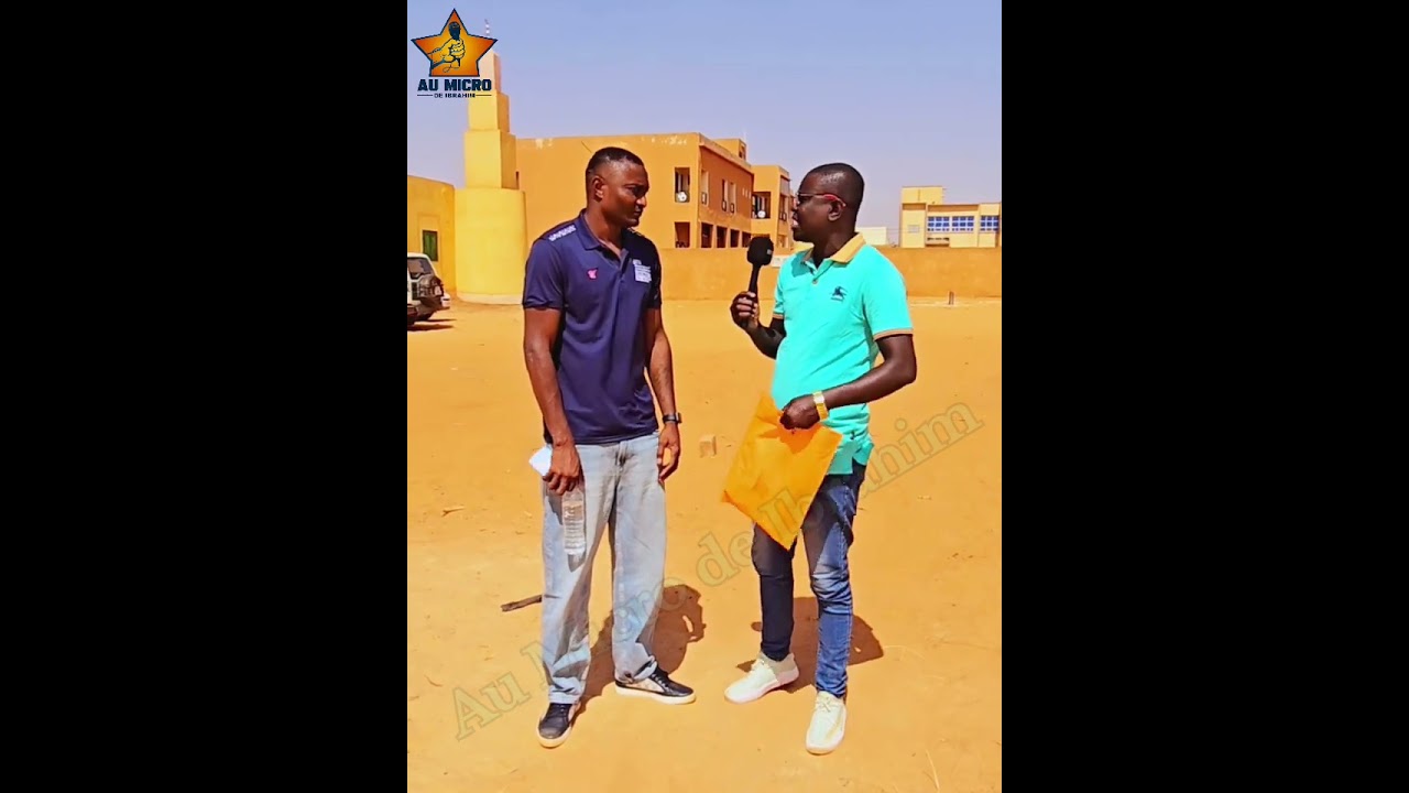 La rencontre avec l'international Moussa Maazou Ouwo