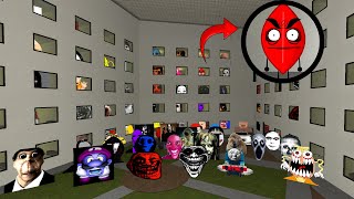 Evli Leafy , Selene, Obunga And Nico Nextbots In The Liminal Hotel Garrys Mod