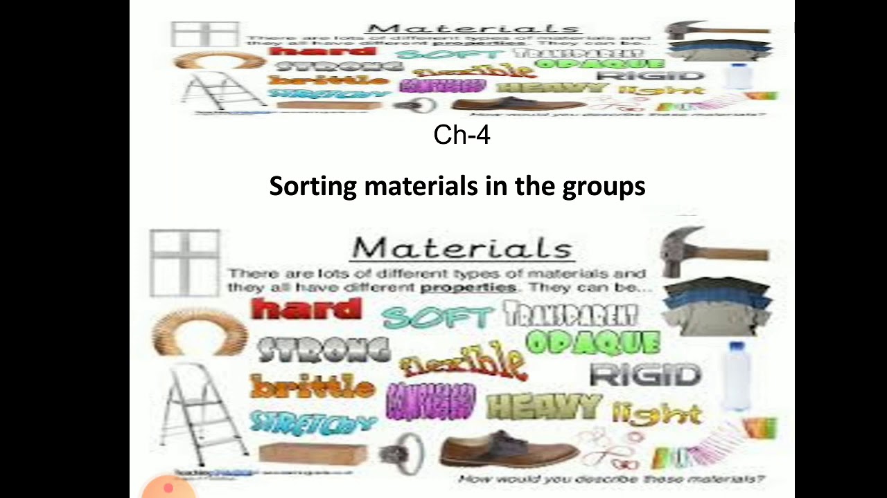 Max learners: Science; Class-6 Ch-4 Sorting materials into groups - YouTube