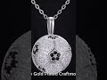 Cool Soccer Ball Shape Moissanite Necklace Trendy For Men #moissanitejewelry #necklace #jewelry