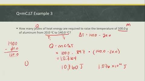Module 14 Lesson 1 - Flow of Energy and Q=mCT
