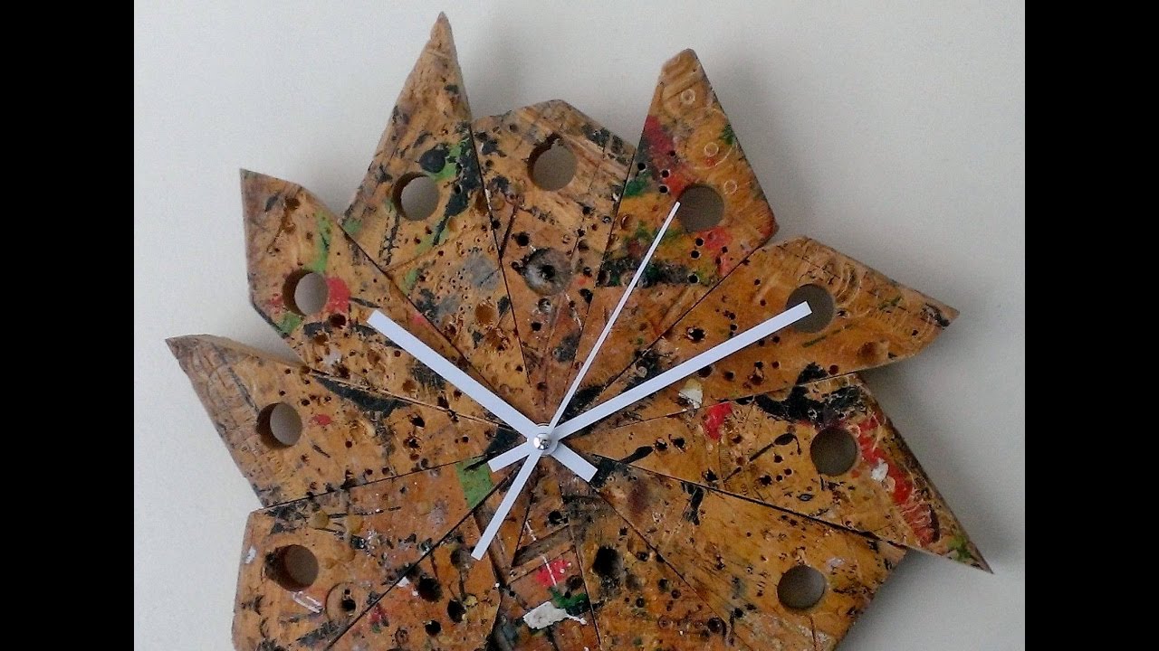 Old Into New - Upcycled Workbench Into Clock