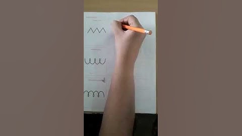 How to write zigzag lines