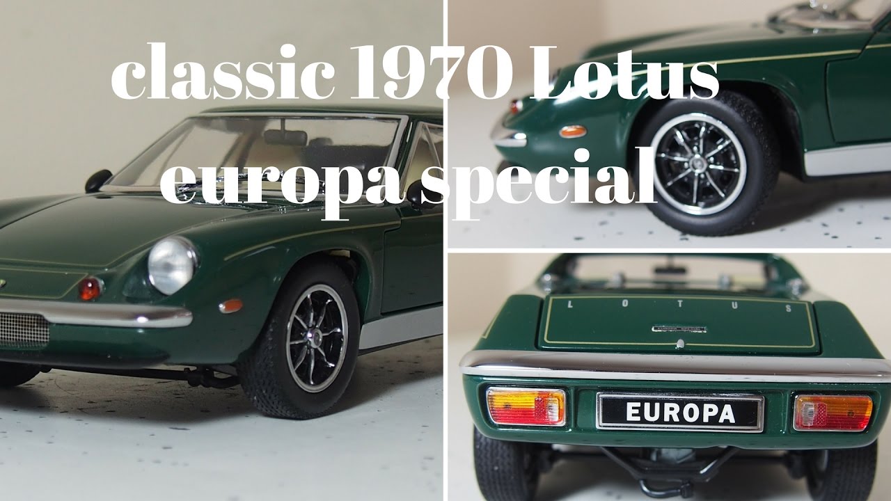 classic 1970 lotus europa special by kyosho 1:18 scale - YouTube