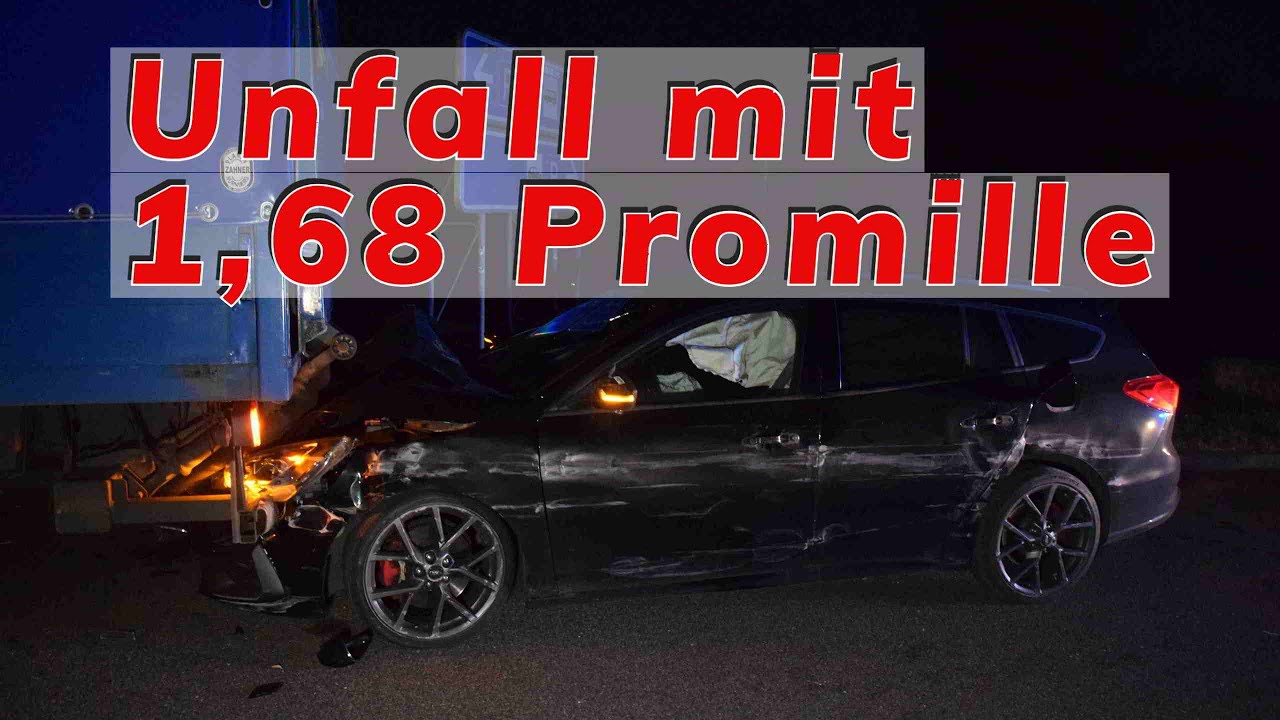 Betrunkener Ford-Fahrer verursacht Unfall mit hohem Sachschaden auf der Autobahn