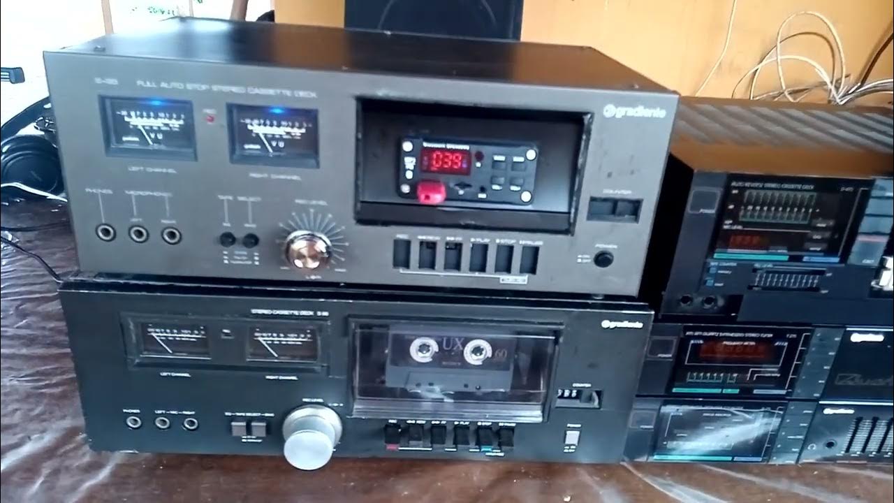 resultado do tape deck adaptado. YouTube