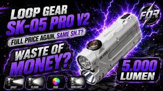 Loop Gear SK-05 Pro V2 vs. SK-05 Pro vs. JetBeam E28 *SAME SH*T?* #flashlight #edc #ledlights