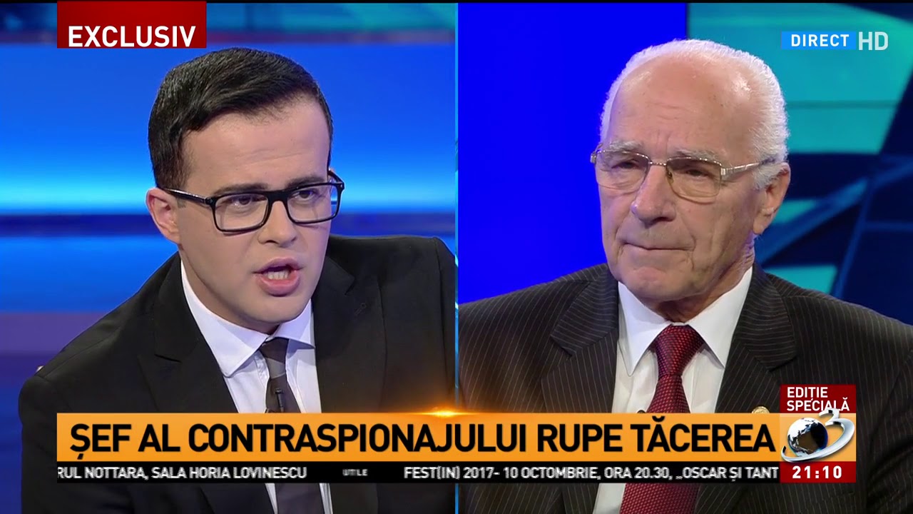 Interviu eveniment cu fostul șef al contraspionajului din România