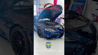 2020 Toyota GR Supra Rear Brake Pad Replacement &amp; Full Synthetic Oil Change