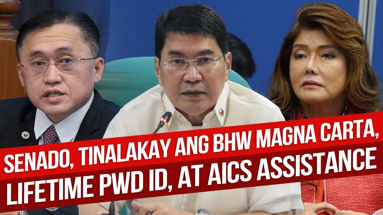LIVE: SENADO, TINALAKAY ANG BHW MAGNA CARTA, LIFETIME PWD ID, AT AICS ASSISTANCE