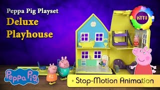 Peppa Pig Deluxe Playhouse Playset With Stop-Motion Animation By Kttv