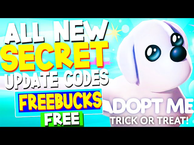 Adopt Me codes for October 2023 (new code)