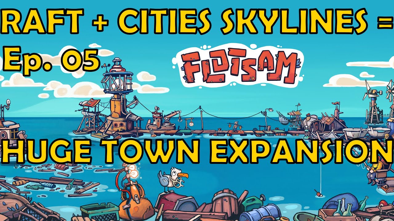 TOWARDS ENDGAME? BIGGEST FLOATING TOWN EXPANSION MOVEABLE SURVIVAL TOWN