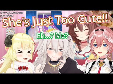 Korone, Watame, And Lui Can't Stop Gushing Over How Cute Botan Is IRL 【InuShishiTakaRamu/Hololive】
