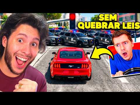 Playing GTA 5 RP without BREAKING ANY LAWS with MY FRIEND! -Ft Lipão Gamer