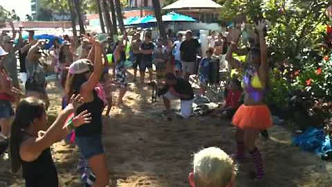 Zumba Flash Mob at Dukes 1