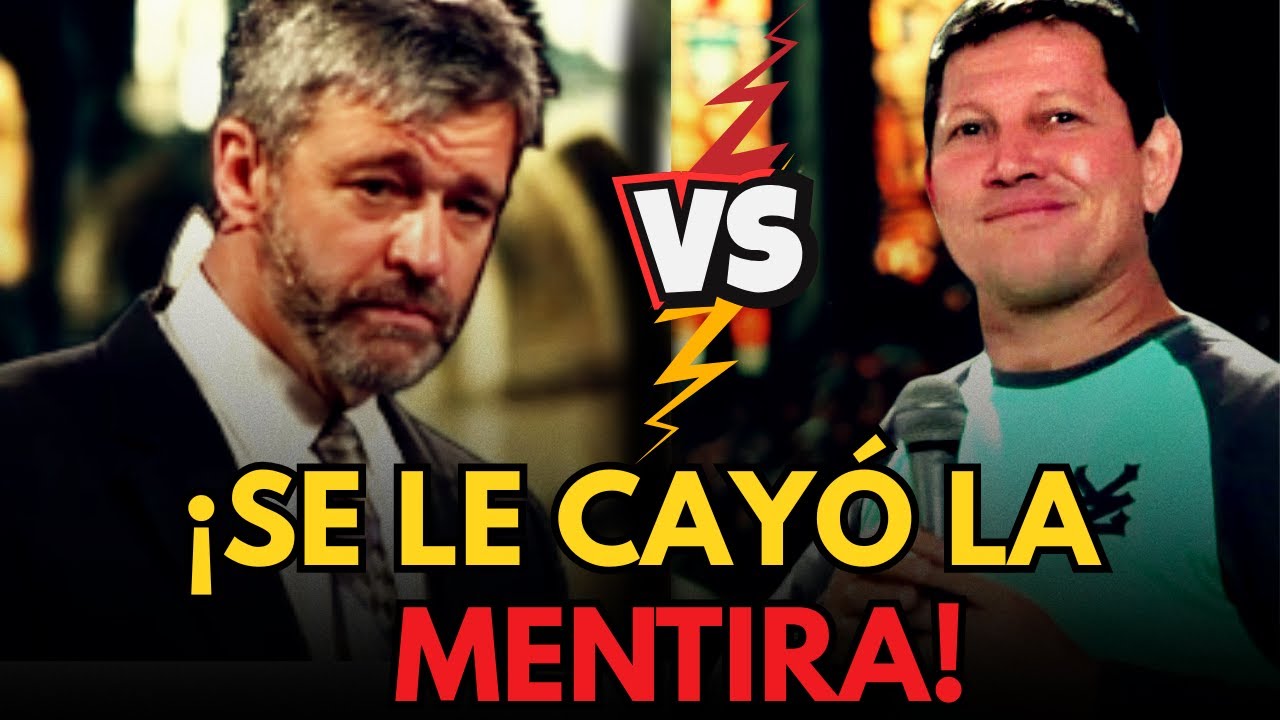 PASTOR no puede leer el VERSÍCULO que DESTRUYE su ARGUMENTO frente al PADRE LUIS TORO