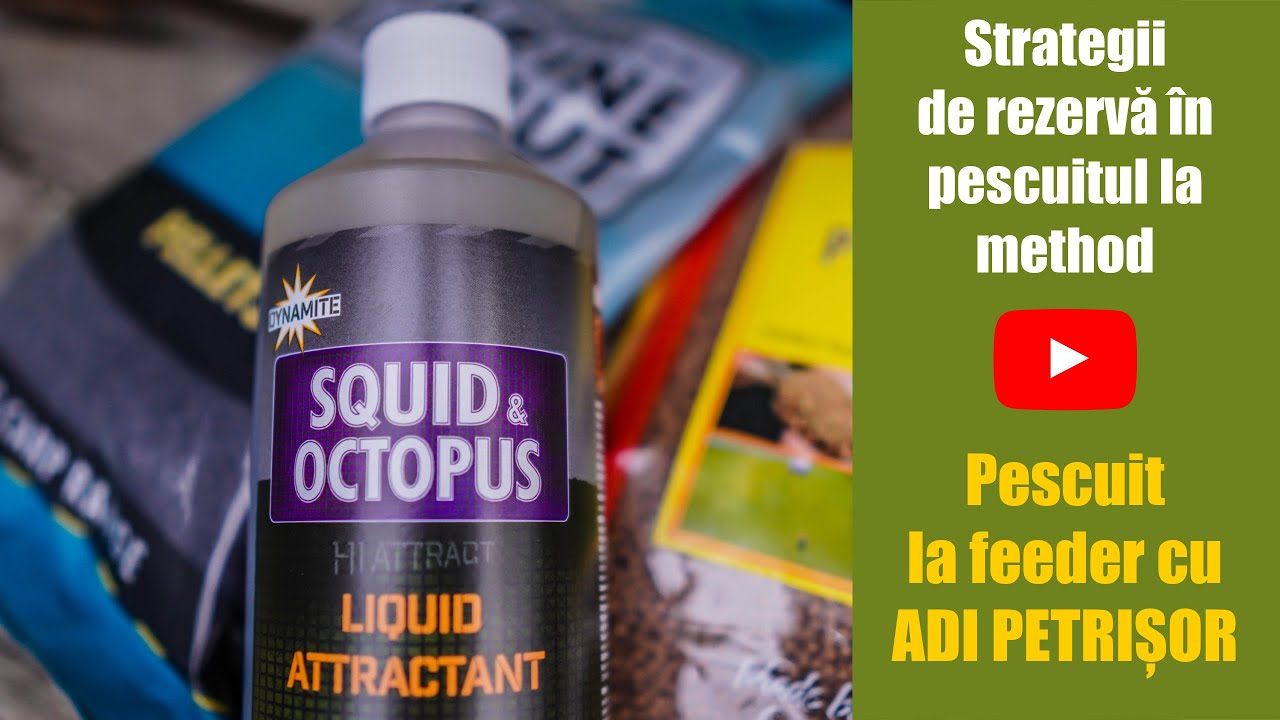 Strategii de rezerva in pescuitul la method