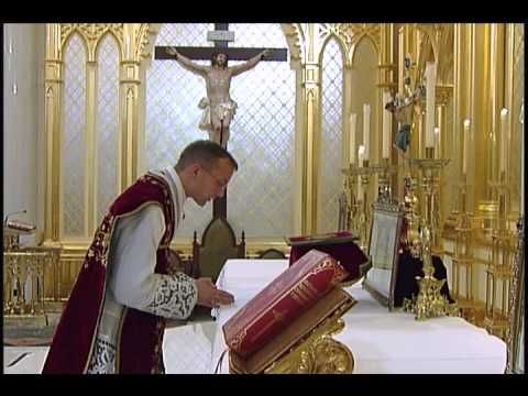 FSSP Video on Traditional Latin Mass (Part 3/3) - YouTube