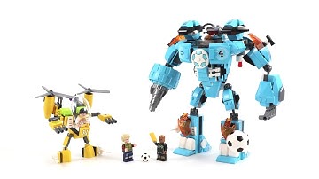 Lego China Enlighten 3006 Super Soccer Defense Emergency - MengBrick Build