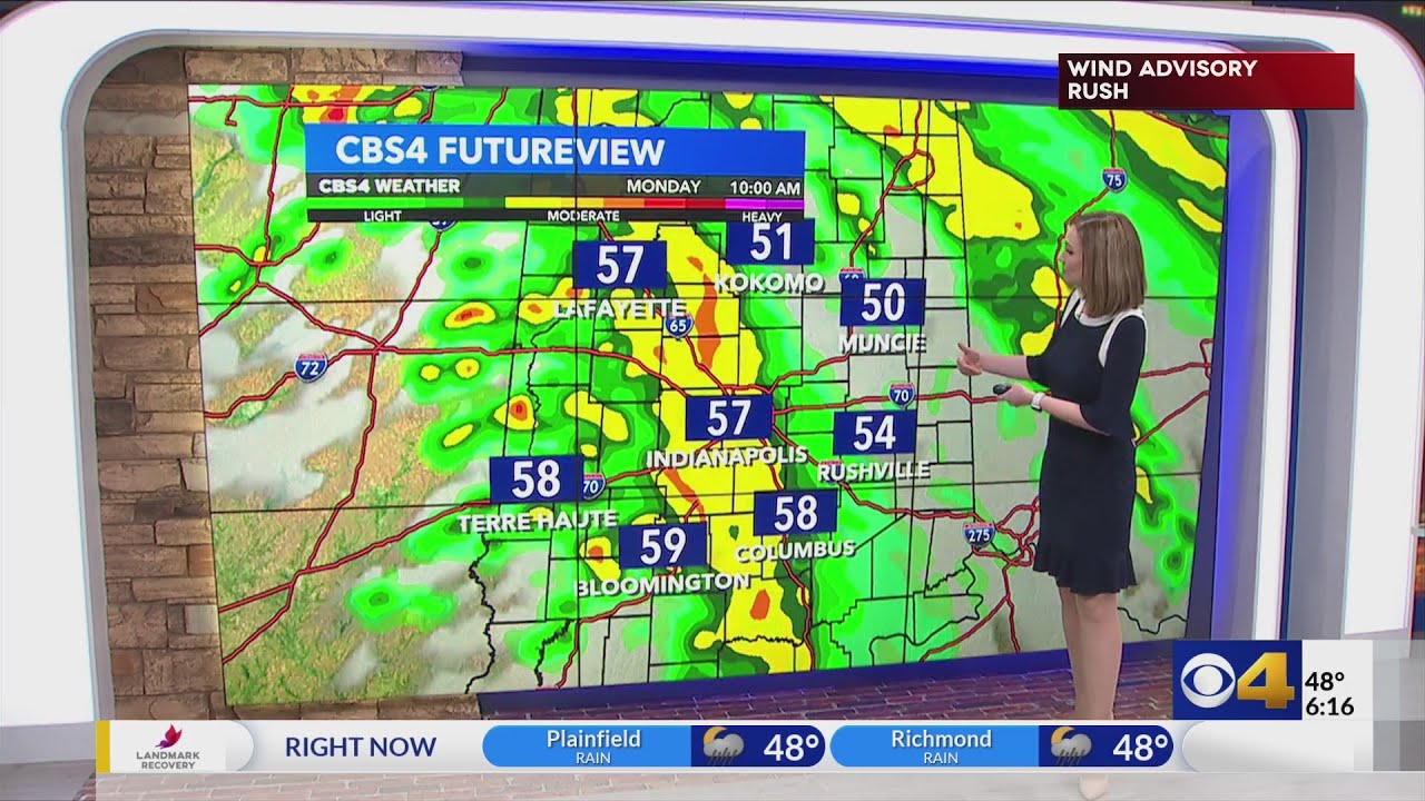 Windy with severe storms possible - YouTube