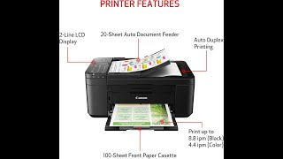 Canon PIXMA TR4720 All-in-One Printer Explained: Print, Scan, Copy & Fax at Home