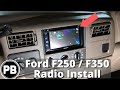 1998 - 2004 Ford F-250 / F-350 / Excursion Touch Screen Stereo Install