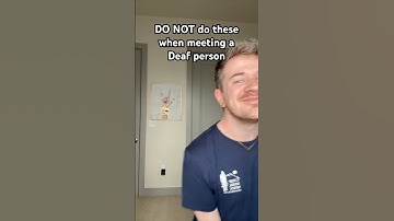What NOT to do when you meet a Deaf person #SignLanguage #Coda #LearnASL #LearnSignLanguage