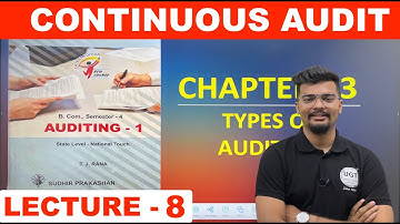 Continuous Audit | Auditing | Bcom Sem 4 | Lecture - 8 | Gujarat University | UGT