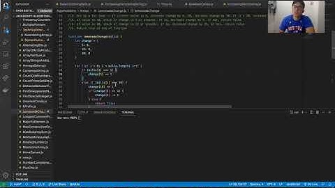 Hash Map (Lemonade Change) JavaScript video walkthrough | Algorithm Series