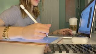 3 Hour Study With Me - Queen's University ✏️ (typing, ipad stylus, calculator, no music)