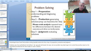 Video Lecture:Thinking, Reasoning, and Problem Solving