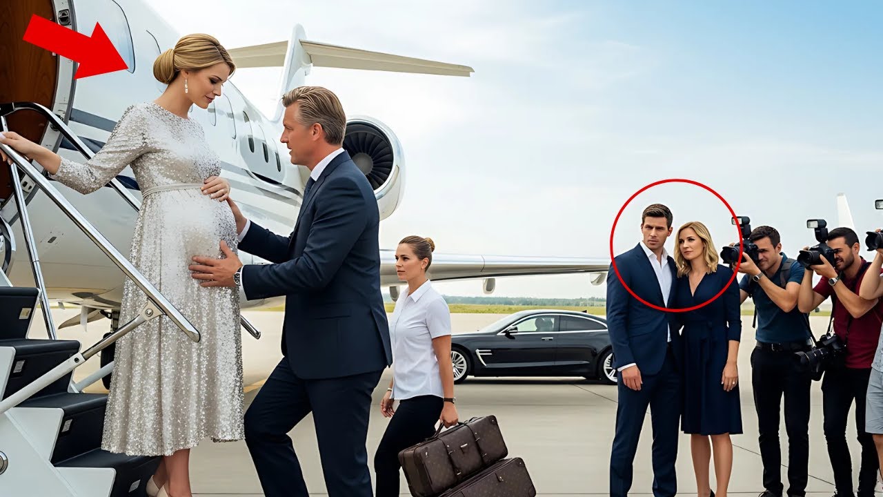 After a night with his mistress — Pregnant wife left divorce papers, boarded jet with billionaire
