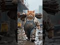 Cat hard work of his wife 💪 the biggest example of Ai cat's interesting video #viralvideo