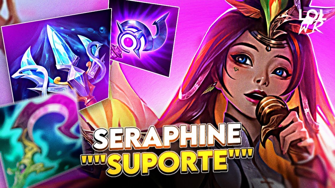 Seraphine "SUPORTE"??? Esquece o PEEL, o foco aqui é dar MUITO DANO!!! | LoL Wild Rift