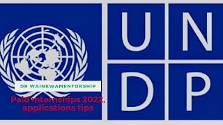 How to apply for paid internships at UNDP/2022/application tips #internships #undp screenshot 2