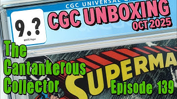 Episode 139: CGC Graded Pressed Comic Books Unboxing Video October 2025 BATMAN SUPERMAN DC Comics