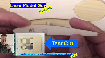 How to do a test cut on lightburn for perfect settings to produce perfect results. (Basics 2)