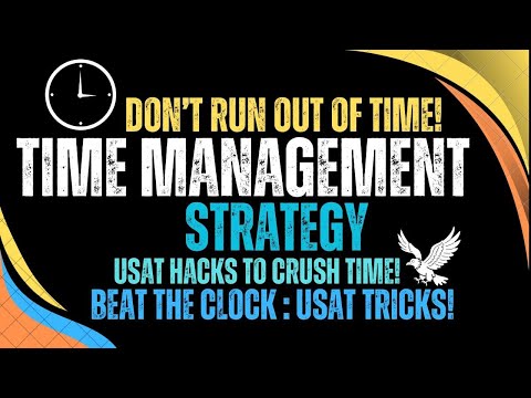 Don’t Run Out of Time in USAT — Use These Smart Tricks! 