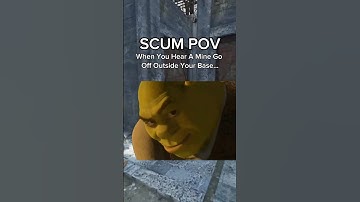 SCUM POV When You Hear A Mine Go Off Outside Your Base…#scum #scumgame #scumgameplay #shorts