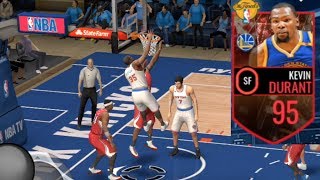 WOW NBA FINALS Kevin Durant CANNOT MISS! INCREDIBLE PACK OPENING! NBA Live Mobile Gameplay